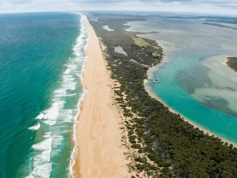 Fishing at Mallacoota inlet